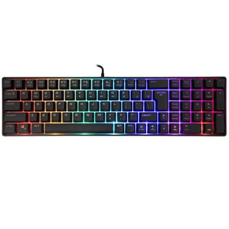 Clavier Gamer White Shark GLADIUS GK-001114 RGB Noir en Tunisie