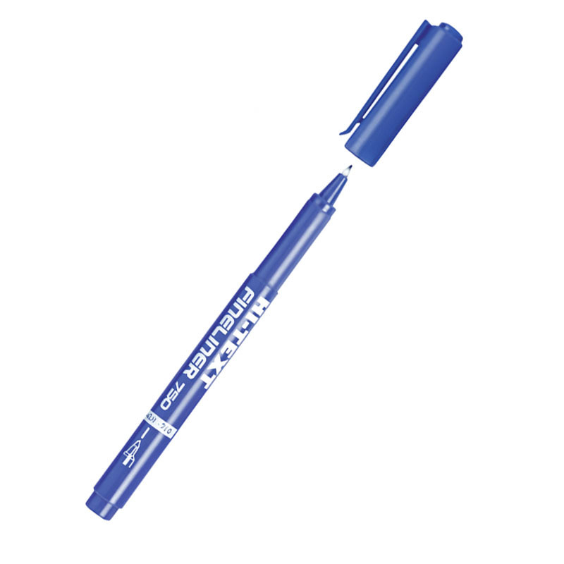 Stylo à Pointe Fine Hi-Text 750 1mm Bleu En Tunisie
