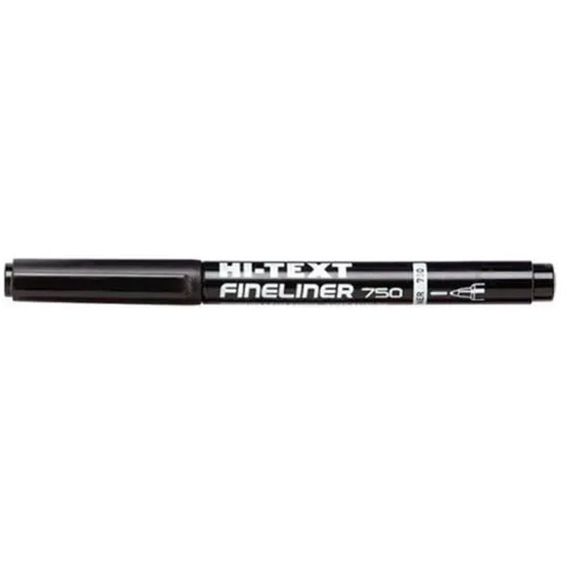 Stylo à Pointe Fine Hi-Text 1mm Noir En Tunisie