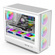 Boitier Gaming Power Train N1 M-ATX RGB Blanc en Tunisie