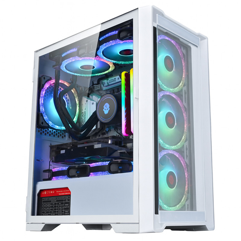 Boitier WJCOOLMAN M2-DT/WH M-ATX Blanc en Tunisie