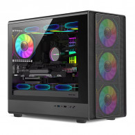 Boitier Gaming Power Train N1 M-ATX RGB Noir