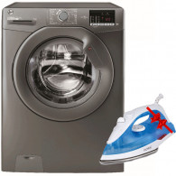Machine à Laver Hoover H3W272DGG-04 7Kg Silver
