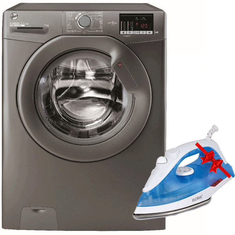 Machine à Laver Hoover H3W272DGG-04 7Kg Silver