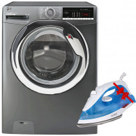 Machine à Laver Frontale Hoover 10.5Kg Silver en Tunisie