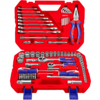Caisse À Outils Emtop EHTS00911 91 Pièces Bleu en Tunisie