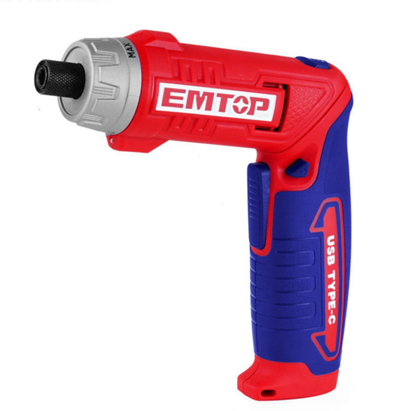 Perceuse Visseuse Reglable Emtop ECSR0803 8V 4NM Rouge & Bleu en Tunisie Perceuse Visseuse Reglable Emtop ECSR0803 8V 4NM Rouge & Bleu en Tunisie
