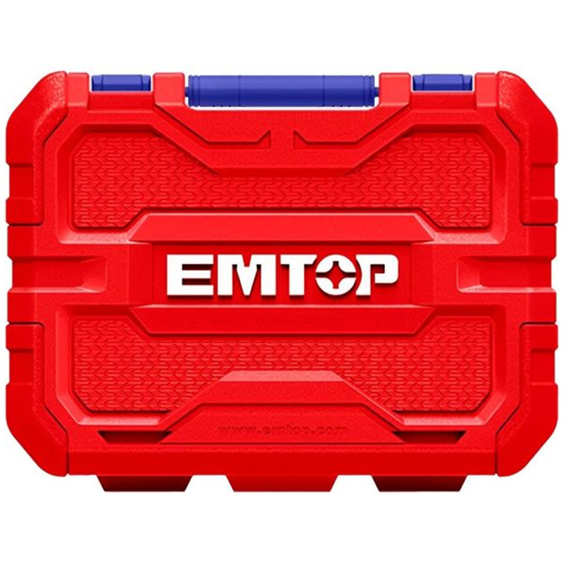 Ensemble d'outils de 96 pièces Emtop Rouge & Bleu en tunisie