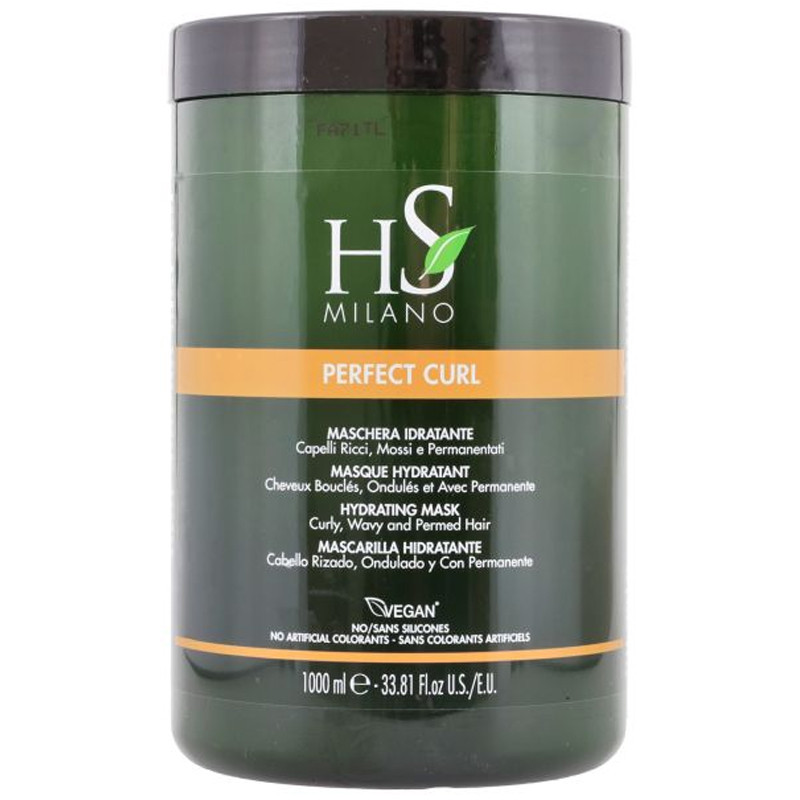 HS Milano Perfect Curl Masque capillaire hydratant 1000ml en Tunisie HS Milano Perfect Curl Masque capillaire hydratant 1000ml en Tunisie