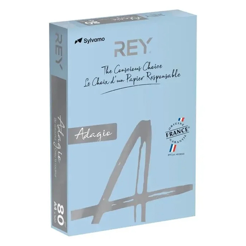 Papier Couleur REY A4 80g 500 Feuilles Bleu Pastel En Tunisie