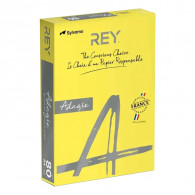 Papier Couleur REY A4 80g 500 Feuilles Jaune Intense en Tunisie