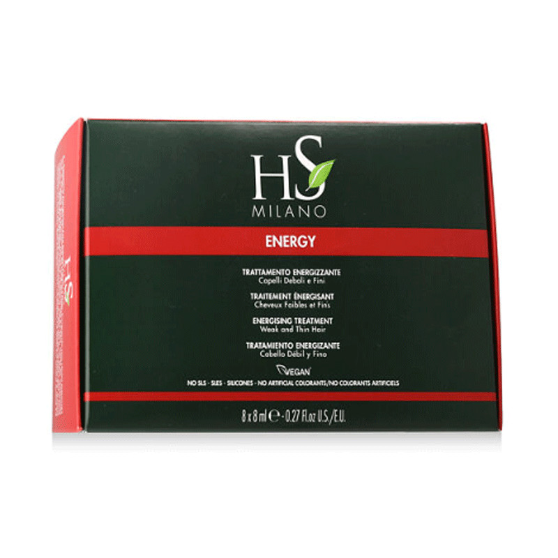HS Milano Ampoule Traitement Énergisant 8x8ml en Tunisie