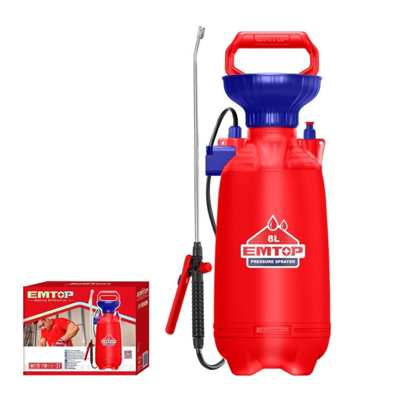 Pulvérisateur à pression Emtop EHSPP30802 8 Litres En Tunisie Pulvérisateur à pression Emtop EHSPP30802 8 Litres En Tunisie