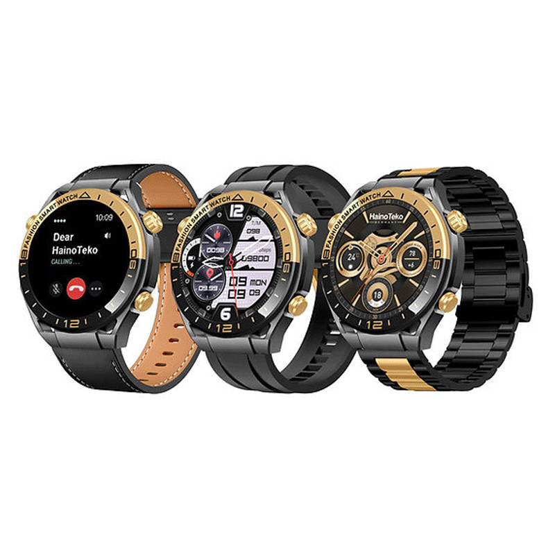Montre Connectée Haino Teko RW-68 Noir + 2 Ceinture en Tunisie