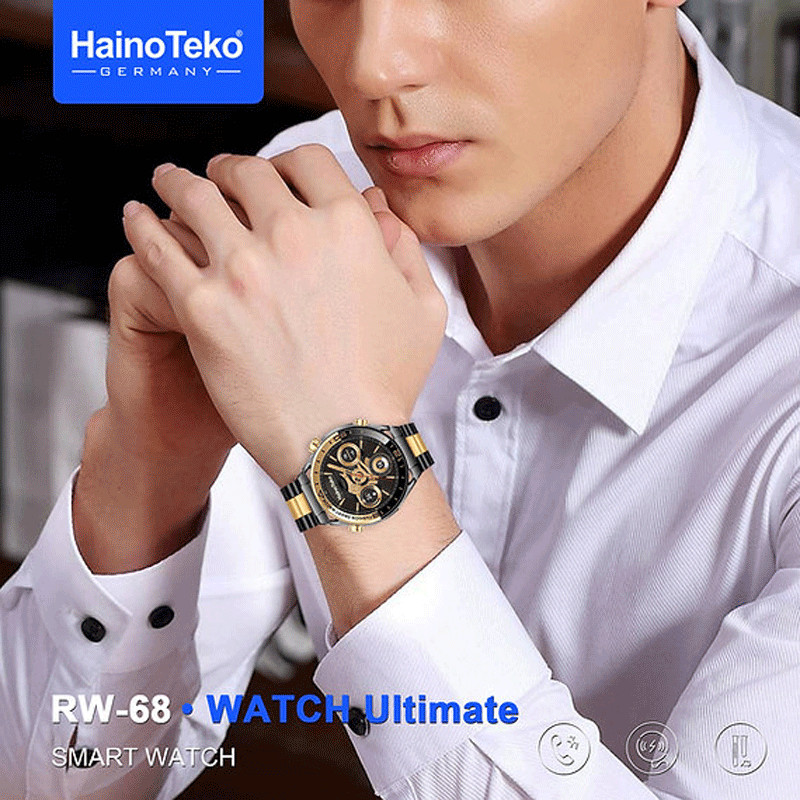Montre Connectée Haino Teko RW-68 Noir + 2 Ceinture en Tunisie