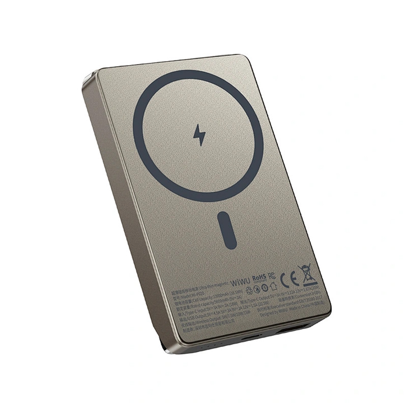 Power Bank WIWU Elite PO20 10000 mAh Titanium En Tunisie