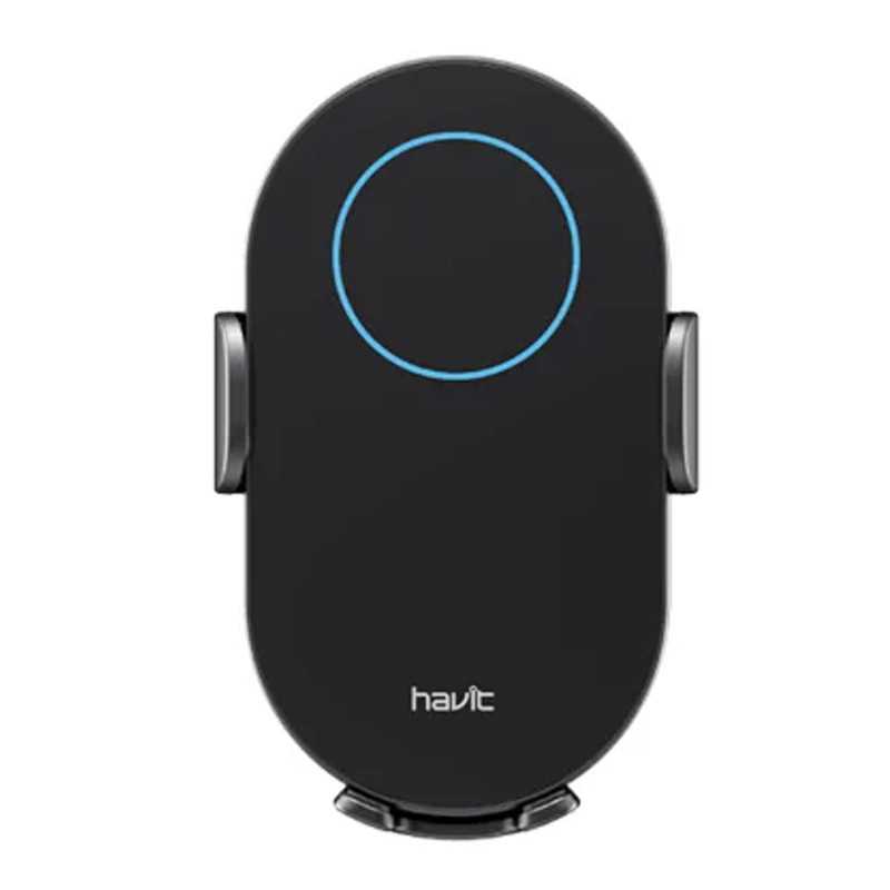 Support Voiture & Chargeur Sans Fil Havit W3018 15W Noir En Tunisie