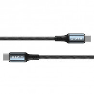 Câble Chargeur Havit CB6310 Type-C vers Type-C Noir en Tunisie