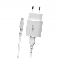 Chargeur Secteur Havit ST902 2 Ports USB + Cable Type-C Blanc en Tunisie