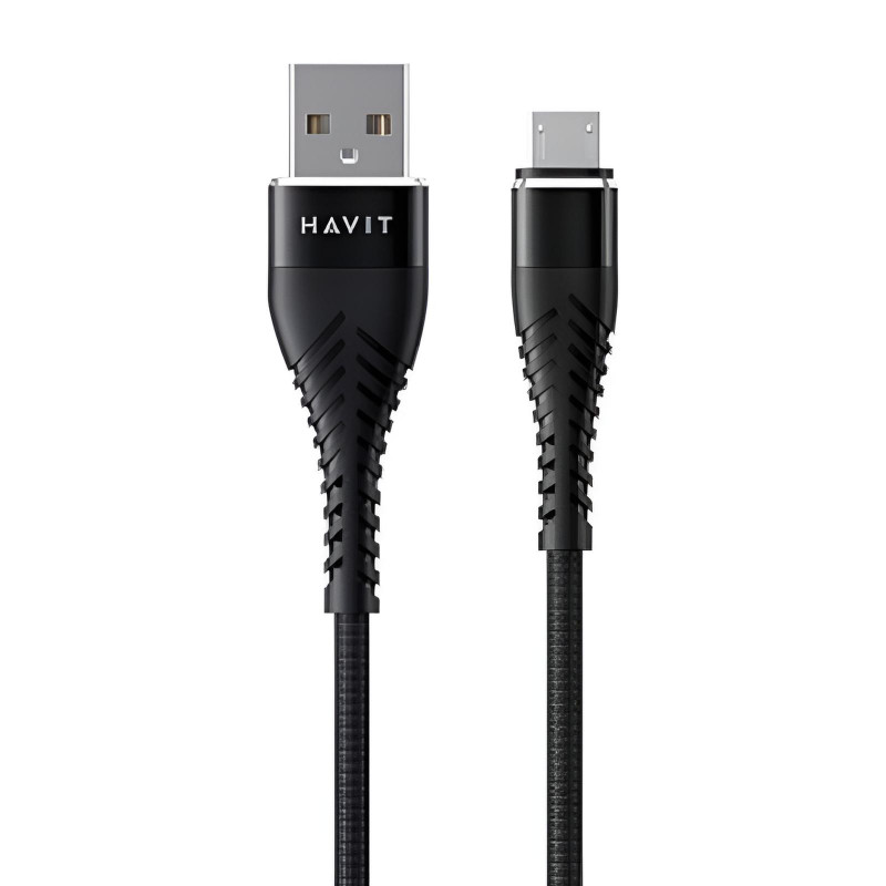 Câble Chargeur Havit CB706 Micro USB Noir en Tunisie