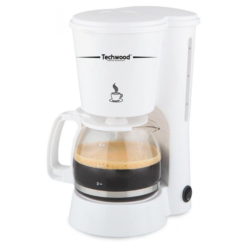 Cafetière élèctrique TECHWOOD 6 TASSES - Blanc(TCA-682) Cafetière élèctrique TECHWOOD 6 TASSES - Blanc(TCA-682)