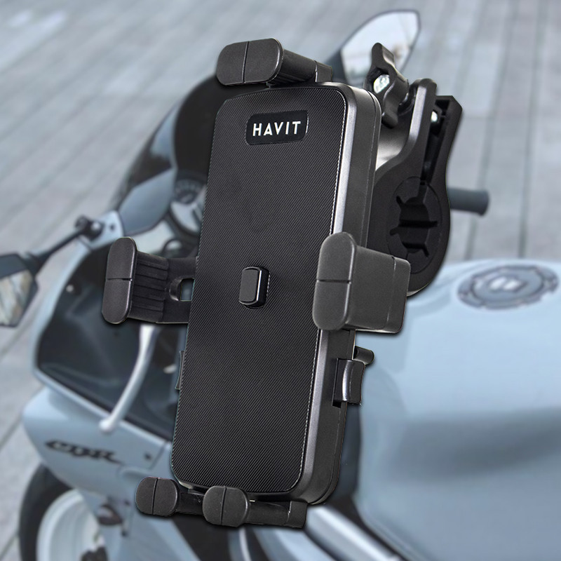Support Moto Pour Smartphone Havit HV-ST7137 Noir En Tunisie