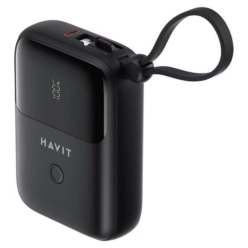 Power Bank Havit PB5215 10000 mAh Noir en Tunisie