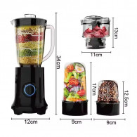 Blender Florence 5En1 HK-380 1500W 0.8L Noir en Tunisie Blender Florence 5En1 HK-380 1500W 0.8L Noir en Tunisie