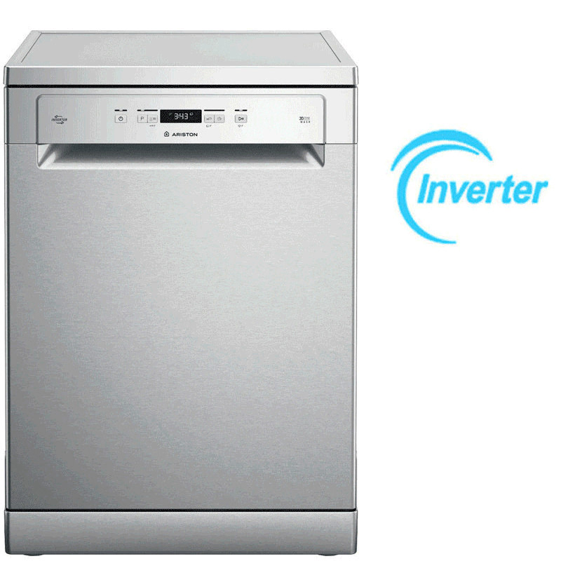 Lave vaisselle Inverter Ariston LFC3C33WFX 14 Couverts Inox en Tunisie