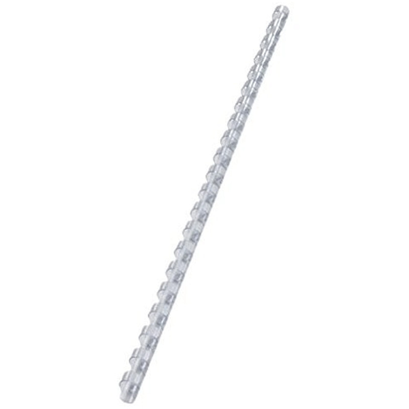 100 Reliures Spirale Plastique 6mm Blanc en Tunisie