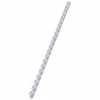 100 Reliures Spirale Plastique 8mm Blanc en Tunisie