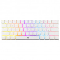 Clavier Gamer Baracuda Dolphin White Red Switch Blanc
