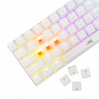 Clavier Gamer Baracuda BGK-03221 Dolphin Blue Switch Blanc en Tunisie Clavier Gamer Baracuda BGK-03221 Dolphin Blue Switch Blanc en Tunisie