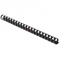 50 Reliures Spirale Plastique 38mm Noir