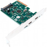 Carte Réseau PCI Express 2 Ports USB A Type-C