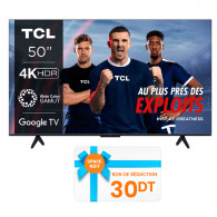Tv TCL P755 50" 4k UHD Google Smart Tv Noir EN Tunisie