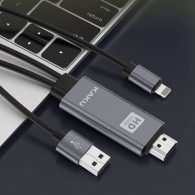 Adaptateur Kaku KSC-556 3En1 USB/Lightning vers HDMI 4K Gris en Tunisie Adaptateur Kaku KSC-556 3En1 USB/Lightning vers HDMI 4K Gris en Tunisie