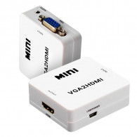Convertisseur TREQA VGA Vers HDMI Blanc