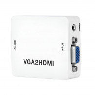 Convertisseur TREQA VGA Vers HDMI Blanc