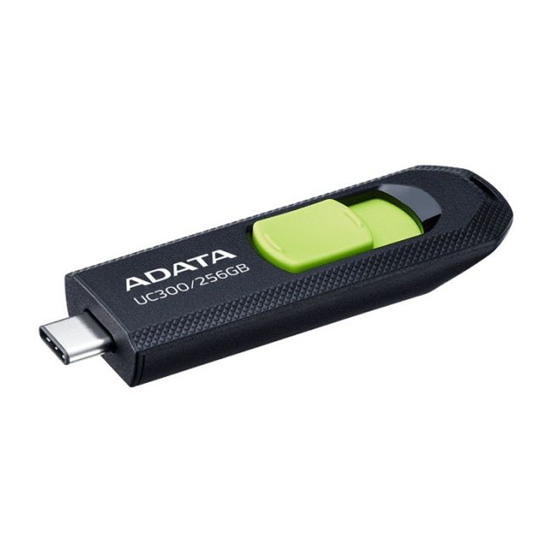 Clé USB Adata UC300 256Go Type-C Noir&Vert En Tunisie