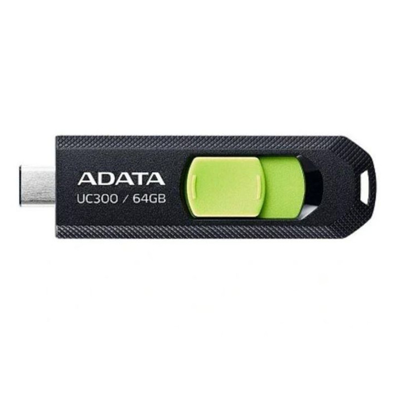 Clé USB Adata UC300 64Go Type-C Noir&Vert En Tunisie