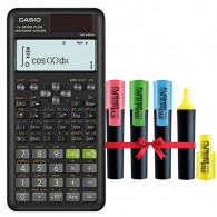 Calculatrice Scientifique Casio FX-991ESPLUS + 4 Surligneurs