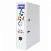 Classeur à Levier Purple Expert Avec Renfort Métallique 80mm A4 Blanc en Tunisie