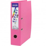 Classeur à Levier Purple Expert Avec Renfort Métallique 80mm A4 Rose en Tunisie