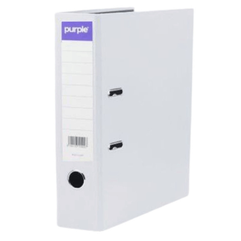 Classeur à Levier Purple Essential Dos 75mm A4 Blanc En Tunisie Classeur à Levier Purple Essential Dos 75mm A4 Blanc En Tunisie