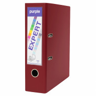 Classeur à Levier Purple Expert Avec Renfort Métallique 80mm A4 Rouge Bordeaux en Tunisie