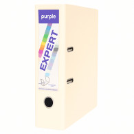 Classeur à Levier Purple Expert Avec Renfort Métallique 80mm A4 Beige Pastel en Tunisie