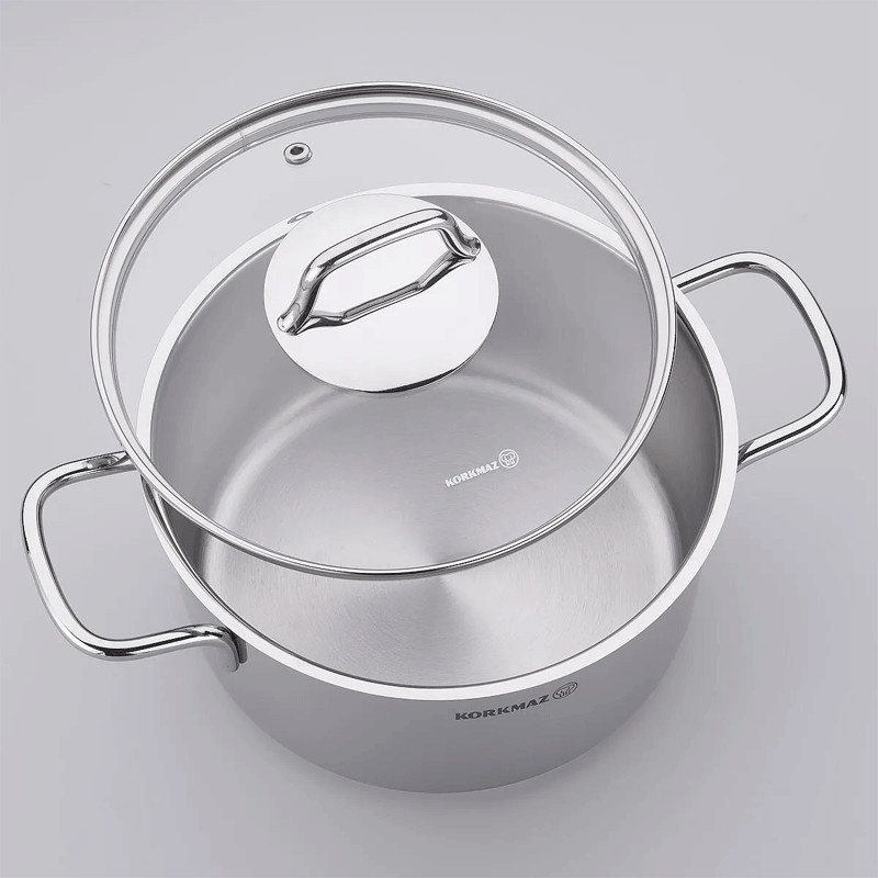 Faitout Korkmaz Perla A1653 16Cm Inox en Tunisie