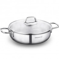 Shallow Pan Korkmaz Perla A1658 24Cm Inox en Tunisie