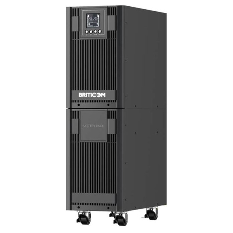 Onduleur On-Line Briticom UPS RETSA 6KVA 6000VA Noir en Tunisie Onduleur On-Line Briticom UPS RETSA 6KVA 6000VA Noir en Tunisie